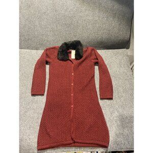 Style & Co Knit Coatigan Women’s Size M Red Long Sleeve NWT MSRP $65